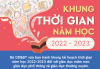 Khung kế hoạch thời gian năm học 2022 - 2023