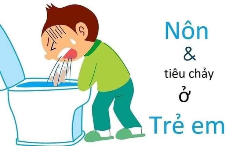 Dịch nôn, tiêu chảy do virut của trẻ