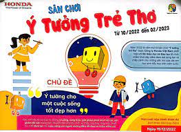 Tổ chức sân chơi "Ý tưởng trẻ thơ" dành cho học sinh tiểu học.