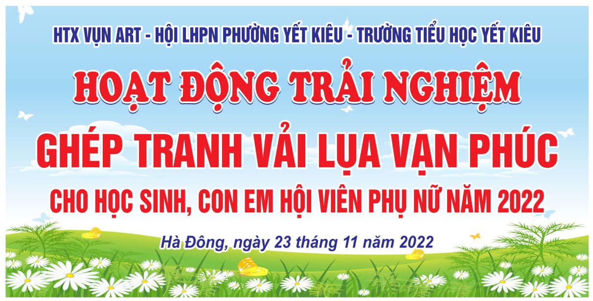 HÀNH TRÌNH DỆT LÊN ƯỚC MƠ CÙNG VỤN ART.