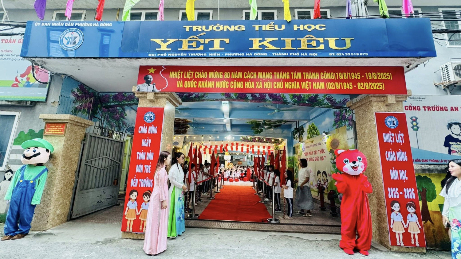TRƯỜNG TIỂU HỌC YẾT KIÊU TƯNG BỪNG TỔ CHỨC LỄ KHAI GIẢNG CHÀO MỪNG NĂM HỌC MỚI 2025-2026