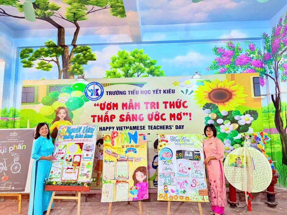 HỘI THI MỸ THUẬT SÁNG TẠO – LÀM BÁO TƯỜNG CHÀO MỪNG NGÀY NHÀ GIÁO VIỆT NAM 20/11