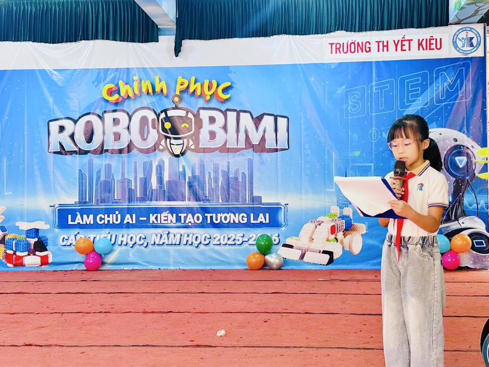 🤖✨ GIAO LƯU “CHINH PHỤC ROBOBIMI” – HÀNH TRÌNH KHÁM PHÁ CÔNG NGHỆ ĐẦY HỨNG KHỞI ✨🤖